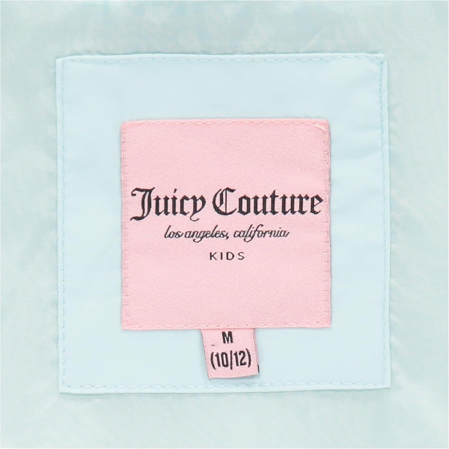 Girls Coat, Faux Fur Hooded Winter Jacket, Warm Padded Parka Hoodie, Kids Heavyweight Winter Coat