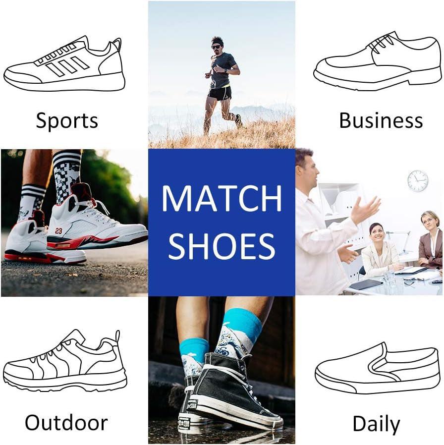 Mens Ankle Low Cut Athletic Tab Socks for Men Sport Comfort Cushion Sock 6 Pack